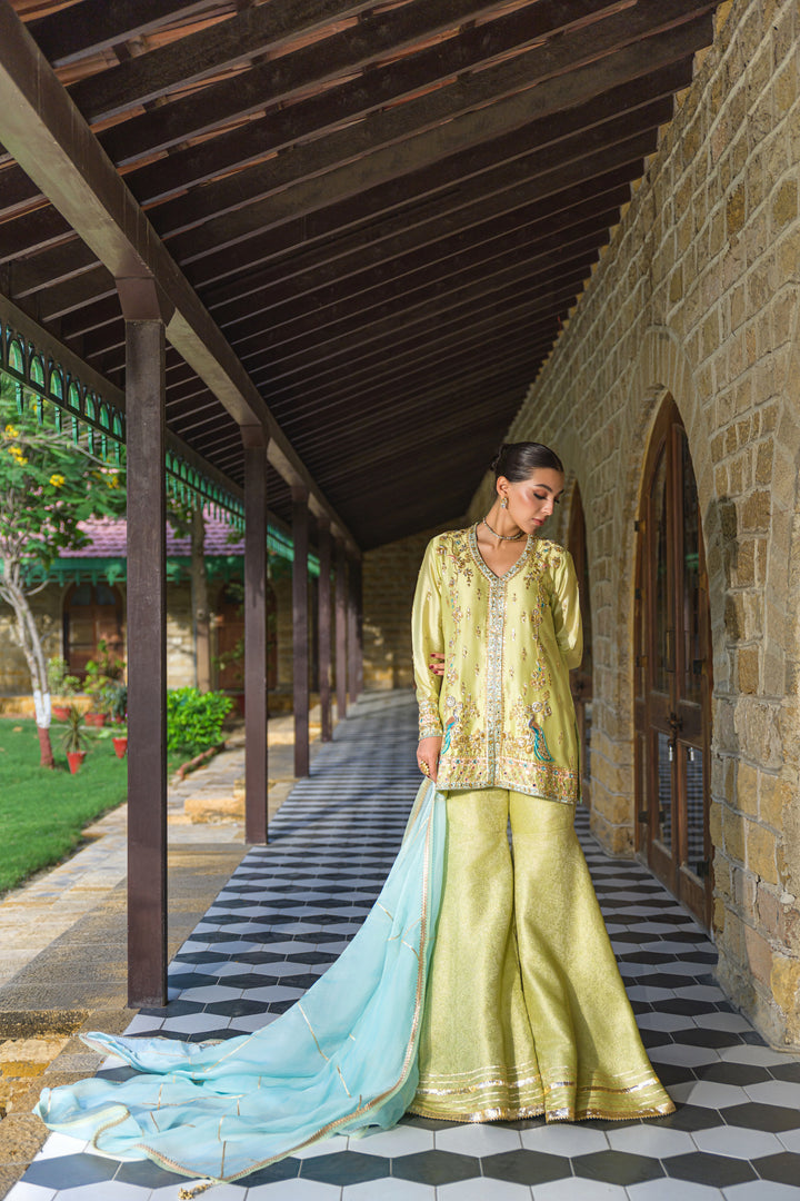OLIVIA SHORT SHIRT AND GHARARA
