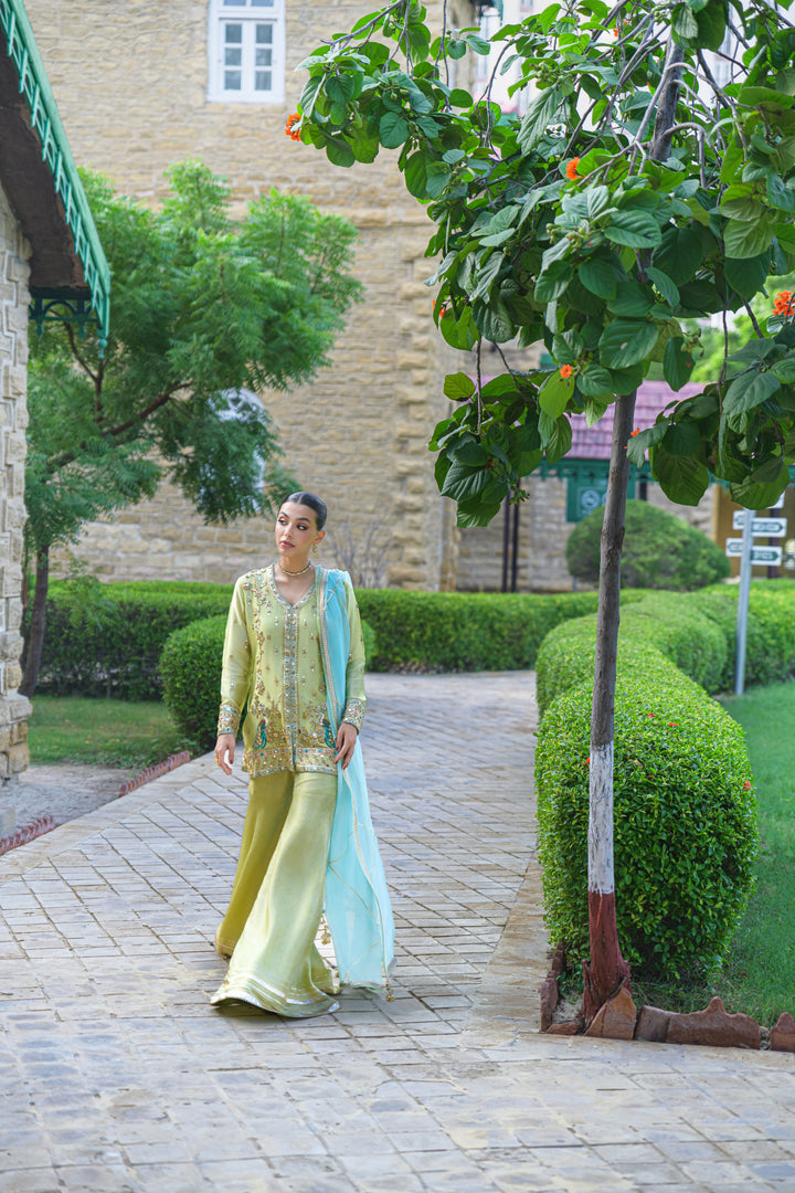 OLIVIA SHORT SHIRT AND GHARARA