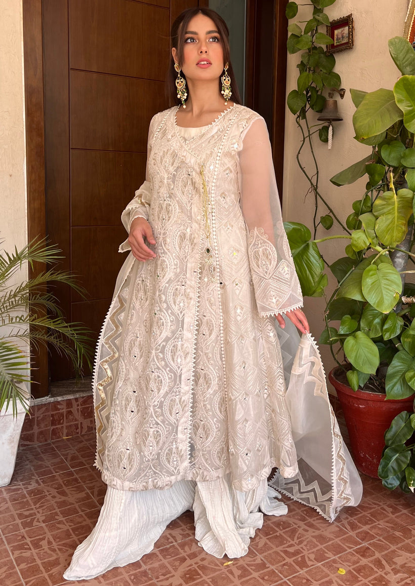 RANG-E-HAYA - LILY (ASH WHITE)