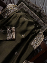 MAHJABEEN-OLIVE GREEN