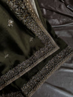 MAHJABEEN-OLIVE GREEN