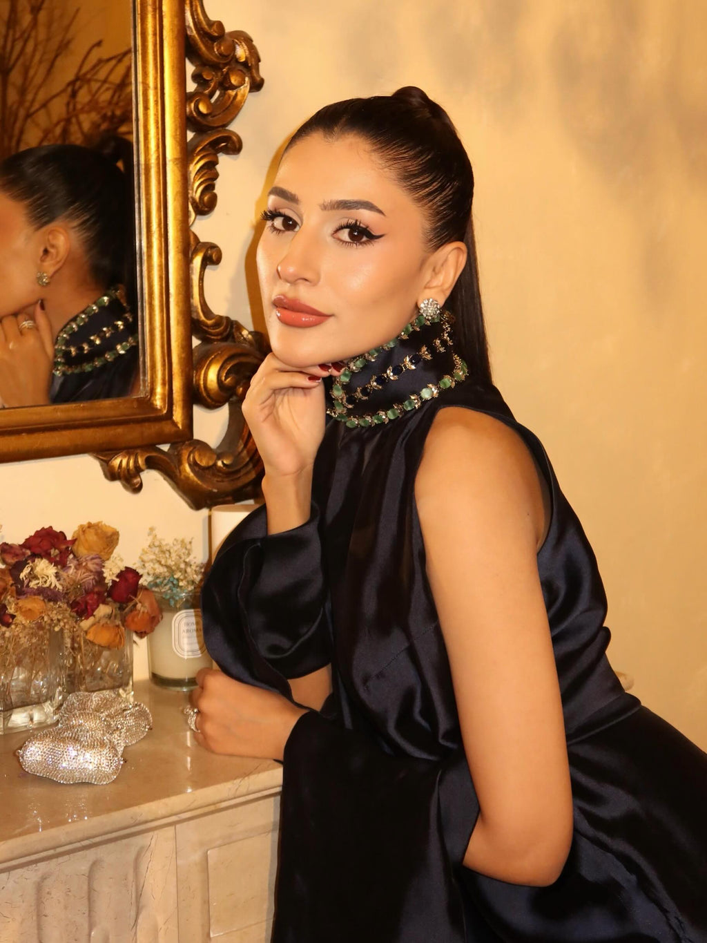 CLOUDED ROMANCE KAFTAN