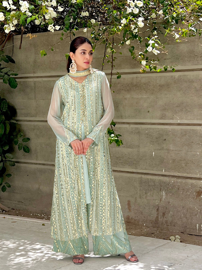 RANG-E-HAYA - UFAQ (ICE BLUE)