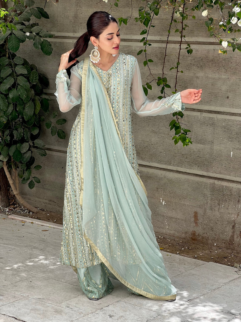 RANG-E-HAYA - UFAQ (ICE BLUE)