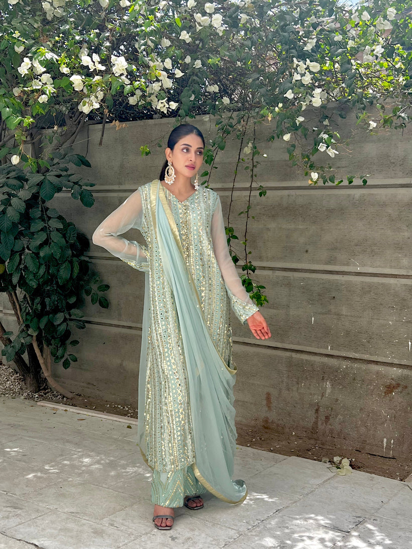 RANG-E-HAYA - UFAQ (ICE BLUE)